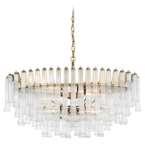 Julie Neill Lorelei Oval Chandelier in Gild by Visual Comfort Signature