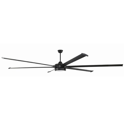 Prost 120-Inch Flat Black LED Ceiling Fan by Craftmade Lighting