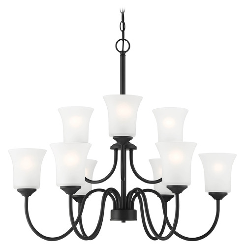 Designers Fountain Bronson Matte Black Chandelier