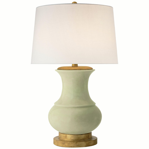 Visual Comfort Signature Collection Chapman & Myers' Deauville Lamp in Celadon Crackle by VC Signature CHA8608CCL