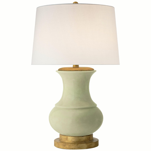 Chapman & Myers' Deauville Lamp in Celadon Crackle by VC Signature