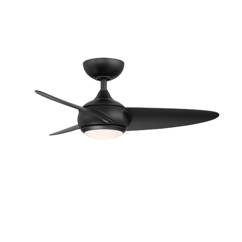 WAC Lighting Malibu 38-Inch LED Outdoor Fan in Matte Black by WAC Lighting F-094L-MB