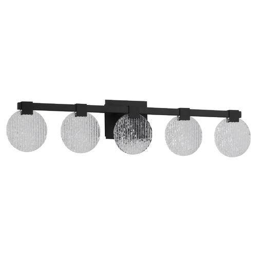 Axiom 3CCT 38-Inch LED Bath Light in Black by Oxygen Lighting