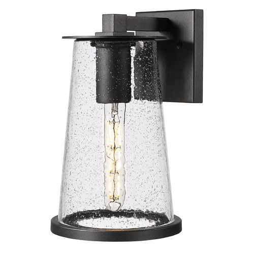 Z-Lite Bar Harbor Sand Black Outdoor Wall Light