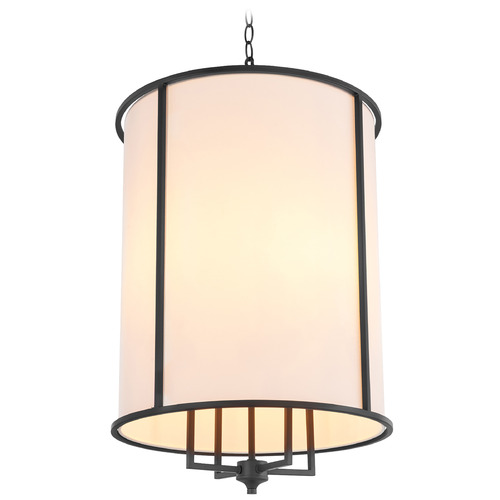 Quorum Lighting Eldorado Matte Black Pendant with by Quorum Lighting 6705-4-59