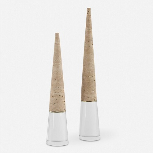 The Uttermost Company Renee Wightman Stoney Point Beige Sculpture