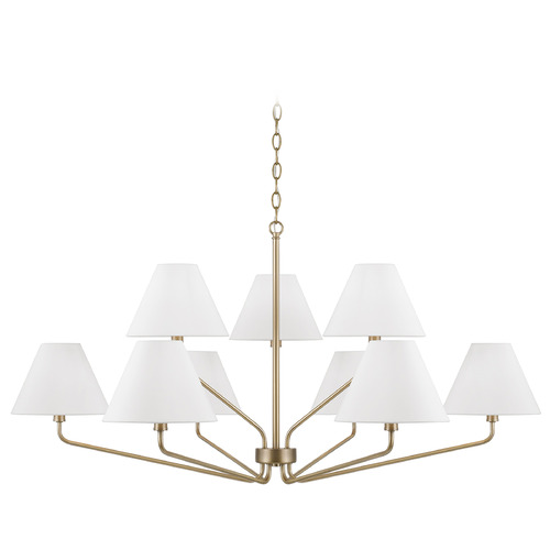 Chadwick Chandelier in Aged Brass by Capital Lighting