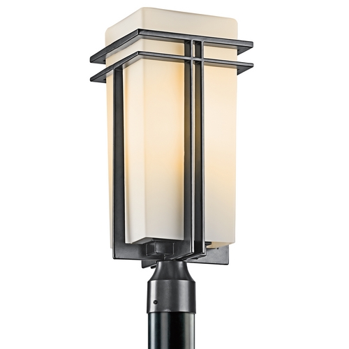 Tremillo 20-Inch Post Light in Black by Kichler Lighting