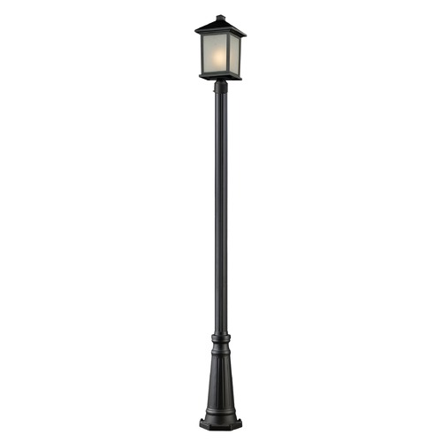 Z-Lite Holbrook Black Post Light by Z-Lite 507PHB-519P-BK