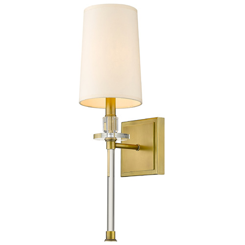 Sophia Rubbed Brass Sconce by Z-Lite