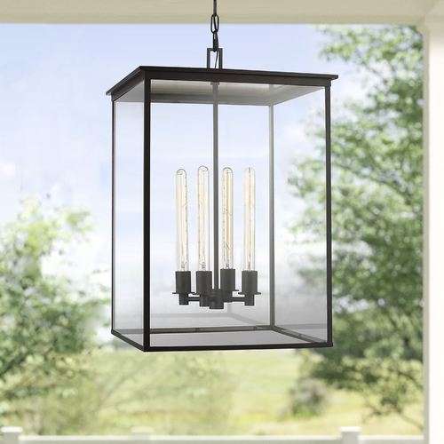 Chapman & Meyers 29.63-Inch Freeport Heritage Copper Pendant by Visual Comfort Studio