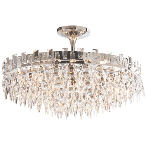 Visual Comfort Signature Collection Joe Nye Trillion Flush Mount in Polished Nickel by Visual Comfort Signature SN4001PN