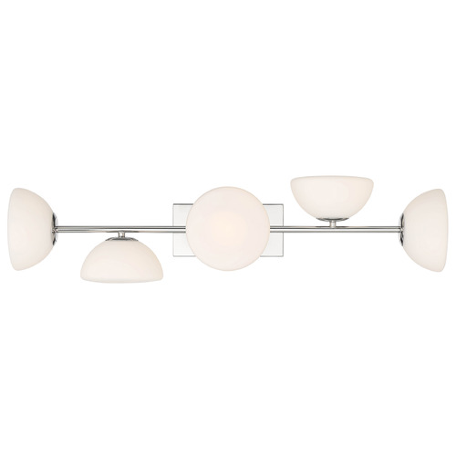 Designers Fountain Zio Polished Nickel Bathroom Light