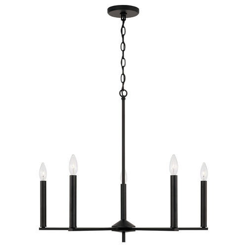 HomePlace by Capital Lighting Portman Chandelier in Matte Black by HomePlace by Capital Lighting 448651MB
