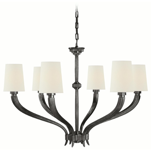 Visual Comfort Signature Collection Chapman & Myers Ruhlmann Bronze Chandelier