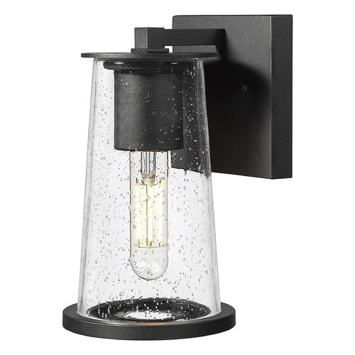 Z-Lite Bar Harbor Sand Black Outdoor Wall Light