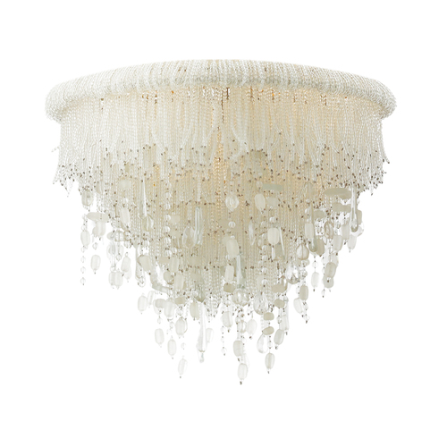 Metropolitan Lighting Crystal Reign 6-Light Flush Mount in Nickel by Metropolitan Lighting N1514-613