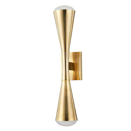 Corbett Lighting Barcelona Vintage Brass LED Sconce