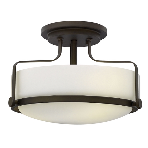 Harper 14.50-Inch Flush Mount in Oil Rubbed Bronze by Hinkley Lighting