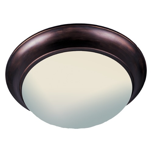 Essentials Oil Rubbed Bronze Flush Mount by Maxim Lighting