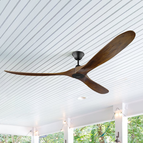 Maverick Max 70-Inch Fan in Black by Visual Comfort & Co Fan Collection