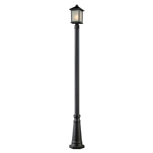 Holbrook Black Post Light by Z-Lite