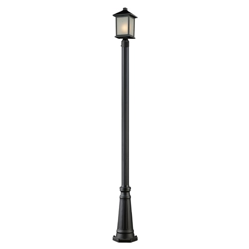 Z-Lite Holbrook Black Post Light by Z-Lite 507PHM-519P-BK