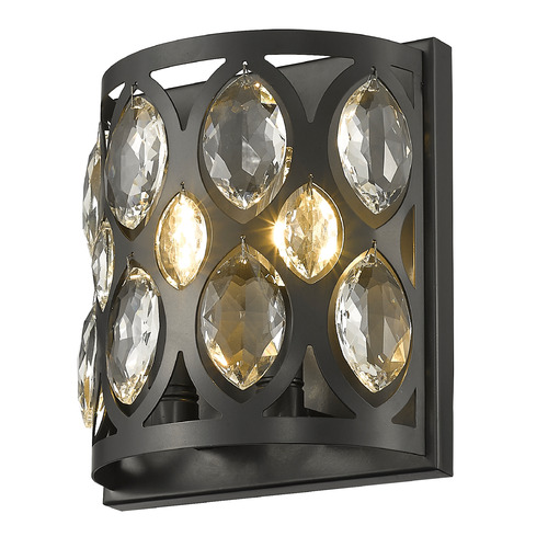 Z-Lite Dealey Matte Black Sconce by Z-Lite 6010-2S-MB