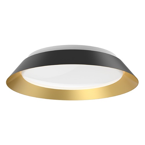 Kuzco Lighting Jasper 14.25-Inch LED Flush Mount by Kuzco Lighting FM43414-BK/GD