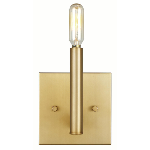 Visual Comfort Studio Collection Vector Satin Brass Sconce