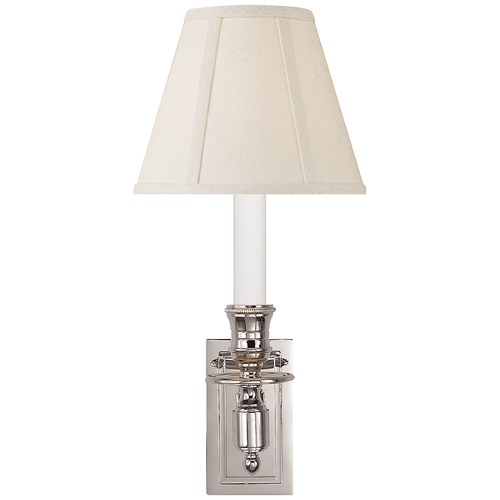 Studio VC French Library Sconce in Polished Nickel by Visual Comfort Signature