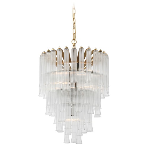Visual Comfort Signature Collection Julie Neill Lorelei Small Chandelier in Gild by Visual Comfort Signature JN5252GCG