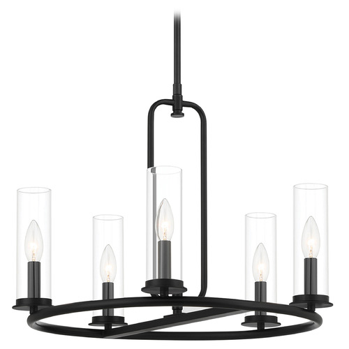 Designers Fountain Hudson Heights Matte Black Chandelier