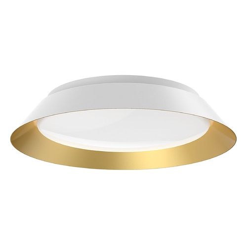 Kuzco Lighting Jasper 14.25-Inch LED Flush Mount by Kuzco Lighting FM43414-WH/GD