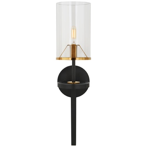 Visual Comfort Signature Collection Thomas OBrien Vivier Sconce in Blackened Iron by Visual Comfort Signature TOB2502BKHABCG2