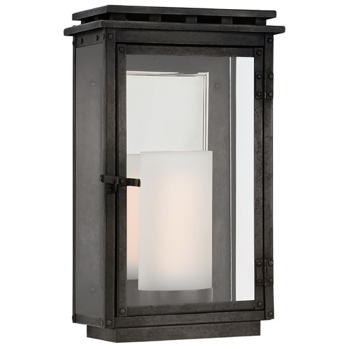 Visual Comfort Signature Collection Chapman & Myers Cheshire Small Lantern in Aged Iron by Visual Comfort Signature CHO2604AICG