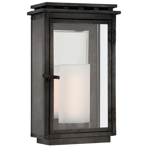 Chapman & Myers Cheshire Small Lantern in Aged Iron by Visual Comfort Signature