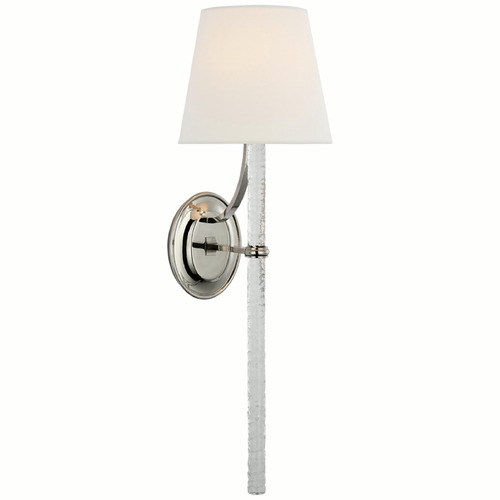 Visual Comfort Signature Collection Marie Flanigan Abigail Sconce in Nickel by Visual Comfort Signature MF2326PNCWGL