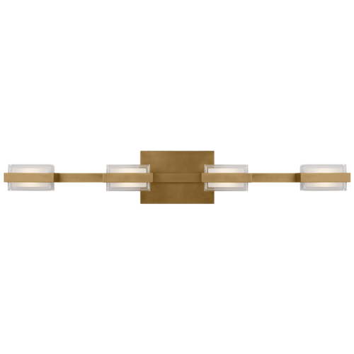 Visual Comfort Modern Collection Visual Comfort Modern Collection Sean Lavin Kamden Natural Brass LED Bathroom Light 700BCKMD4NB-LED930