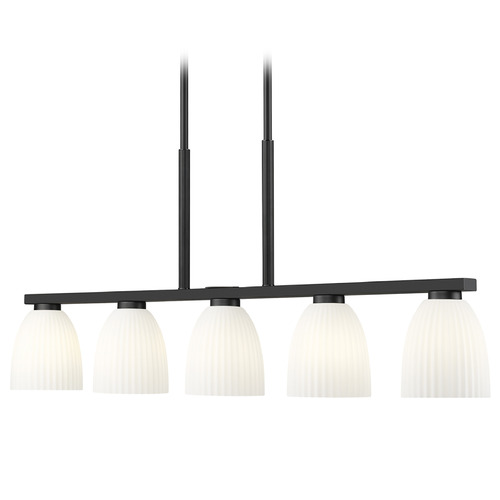 Z-Lite Naya Matte Black Island Light