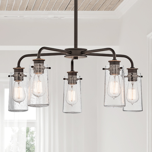 Braelyn 25-Inch Chandelier in Bronze by Kichler Lighting