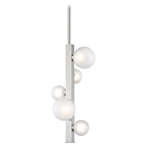 Hudson Valley Lighting Mini Hinsdale LED Pendant in Polished Nickel by Hudson Valley Lighting 8705-PN