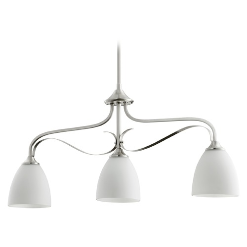 Jardin Satin Nickel Linear LIght by Quorum Lighting