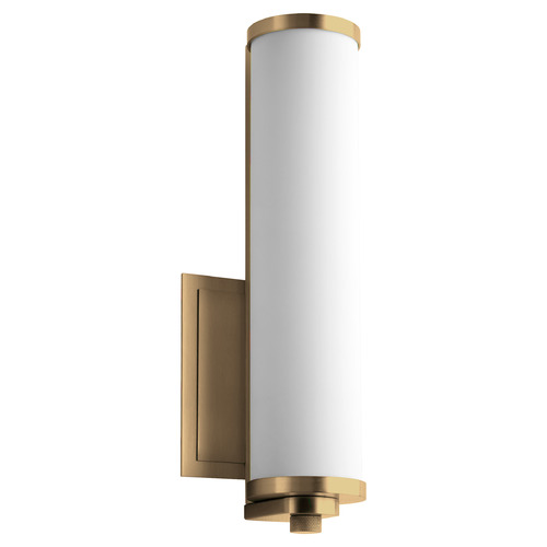 Oxygen Tempus 13-Inch LED Wall Sconce in Aged Brass by Oxygen Lighting 3-5000-40