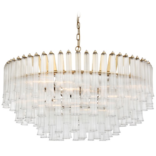 Visual Comfort Signature Collection Julie Neill Lorelei X-Large Chandelier in Gild by Visual Comfort Signature JN5254GCG