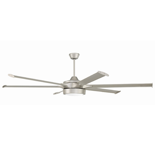 Prost 78-Inch Painted Nickel LED Ceiling Fan by Craftmade Lighting