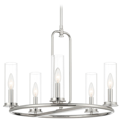 Designers Fountain Hudson Heights Polished Nickel Chandelier