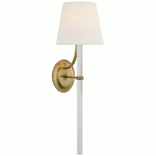 Visual Comfort Signature Collection Marie Flanigan Abigail Sconce in Brass by Visual Comfort Signature MF2326SBCWGL