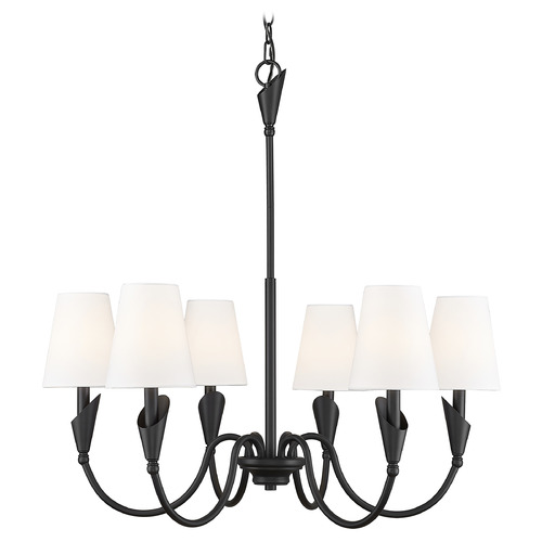 Z-Lite Claudelle Matte Black Chandelier