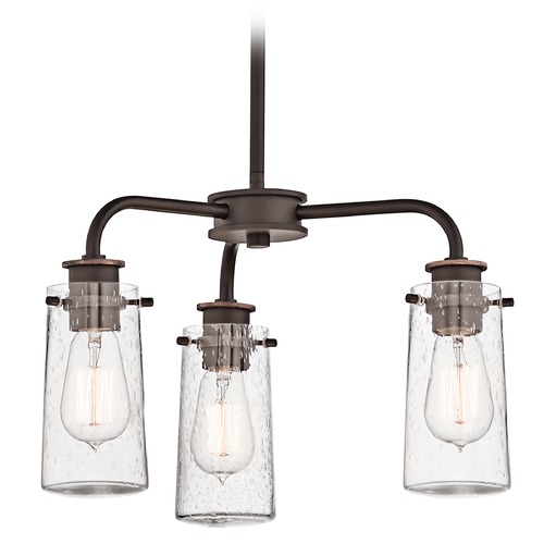 Kichler Lighting Braelyn 3-Light Chandelier in Olde Bronze by Kichler Lighting 43057OZ